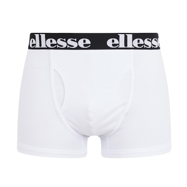 Ellesse Mens Hali Boxer Shorts (3-pack) L Vit White L