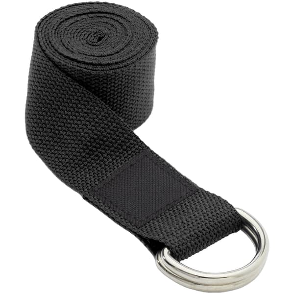 Virabha RPET Yogarem 181cm x 3.8cm Solid Black Solid Black 181cm x 3.8cm