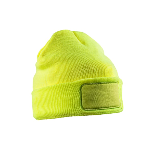 Result Äkta Återvunnet Återvunnet Thinsulate Mössa En Storlek Flu Fluorescent Yellow One Size