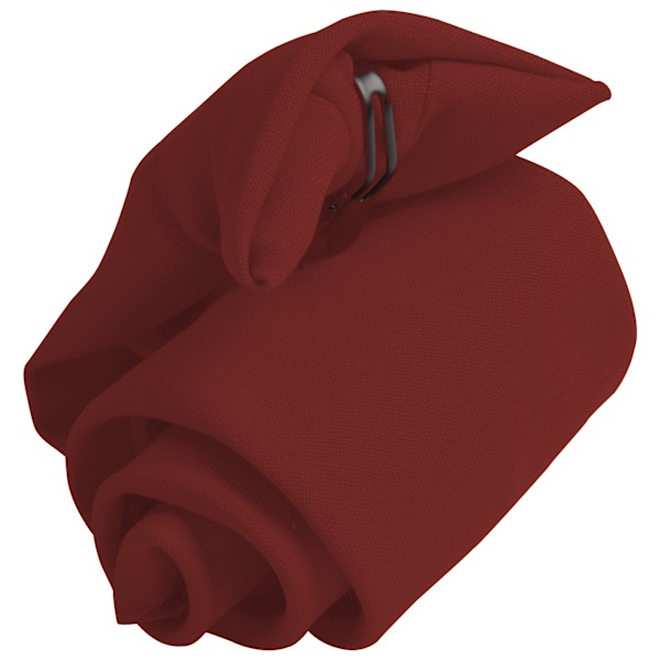 Premier Tie - Herrkläder Enfärgad Arbetsklädsel Clip On Slips (2-pack) En Storlek Burgundy One Size