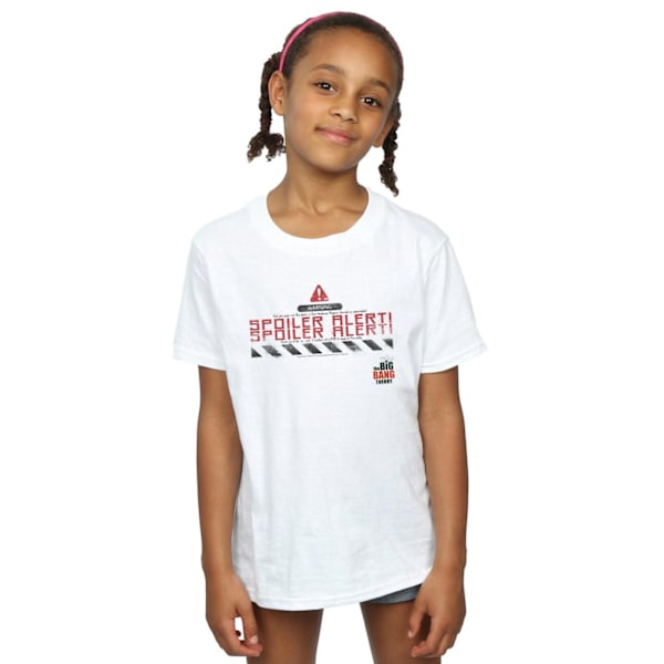 The Big Bang Theory Girls Spoiler Alert Bomull T-shirt 12-13 år White 12-13 Years