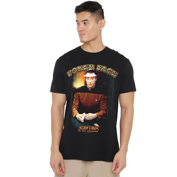 Star Trek Herr Poker Face T-Shirt S Svart Black S