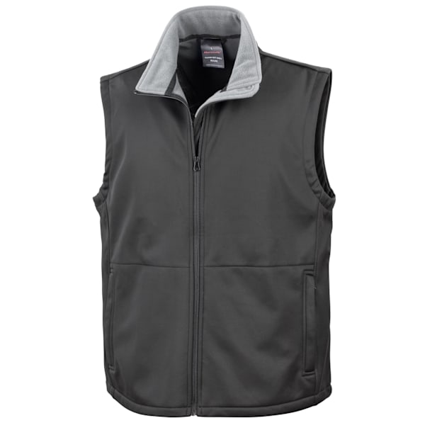Result Core Unisex Vuxen Softshell Väst L Svart Black L