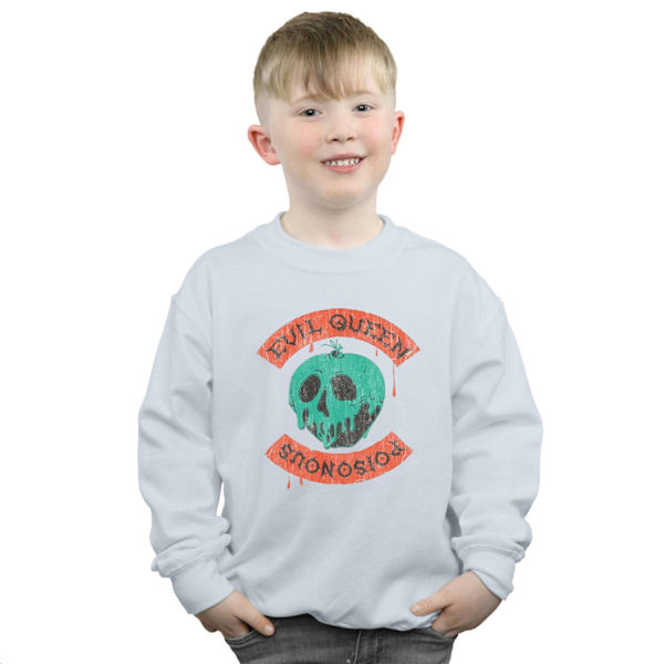Disney Boys Poisonous Skull Apple Sweatshirt 5-6 år Vit White 5-6 Years