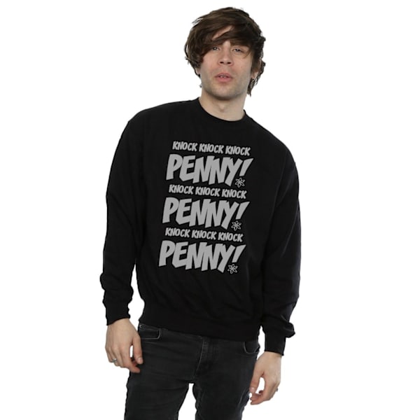 The Big Bang Theory Herr Sheldon Knock Knock Penny Sweatshirt M Black M