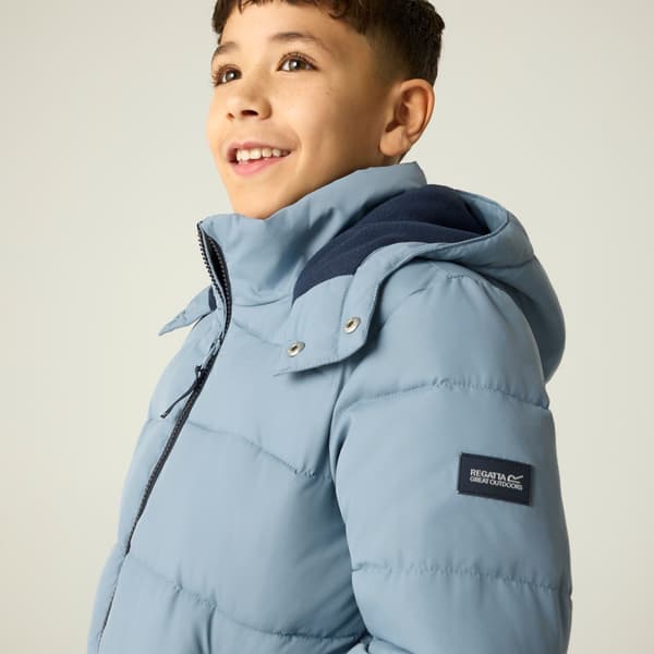 Regatta Vadderad Rover-jacka för barn 14 år Dusky Blue/ Dusky Blue/Navy 14 Years
