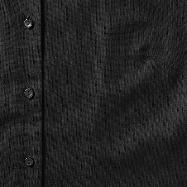 Russell Collection Dam/Kvinnors Kortärmad Lättvårdad Oxford Black 5XL