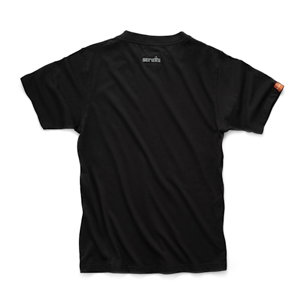 Scruffs herr arbets-t-shirt XXL svart Black XXL
