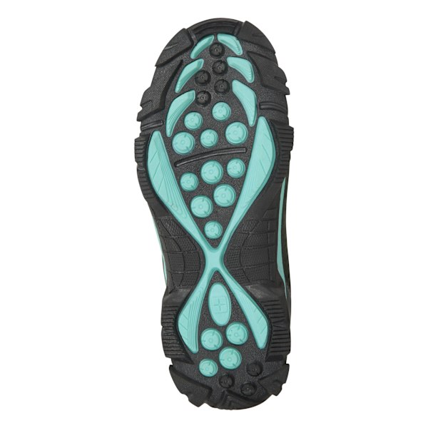 Mountain Warehouse Barnens/Barn Trail Mocka Vandringskängor 1 UK Teal 1 UK