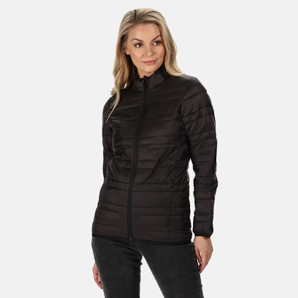 Regatta Womens/Ladies Firedown Quilted Baffled Jacket 16 UK Bla Black 16 UK