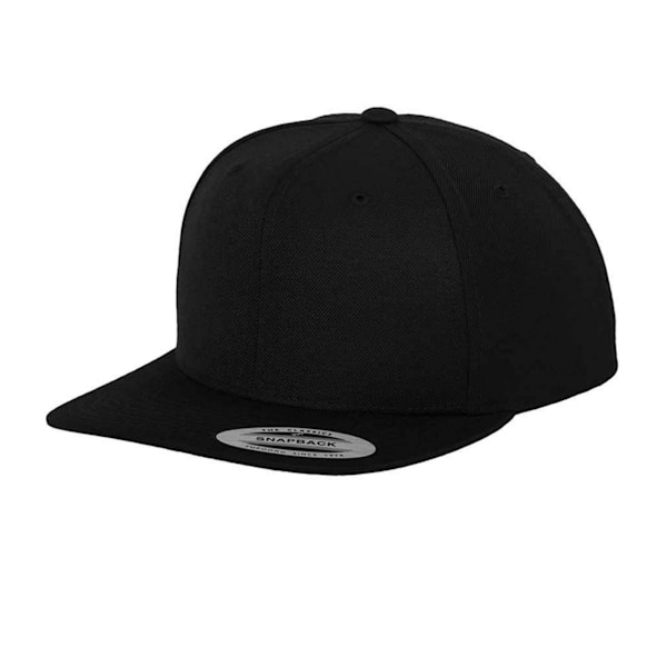 Flexfit Classic Snapback keps för män, One Size, svart Black One Size