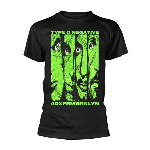 Typ O Negativ Unisex T-shirt för vuxna ansikten S Svart Black S
