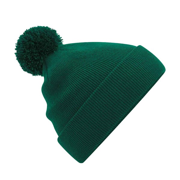 Beechfield Barn/Barn Original Pom Pom Beanie En Storlek Flaska Grön Bottle Green One Size