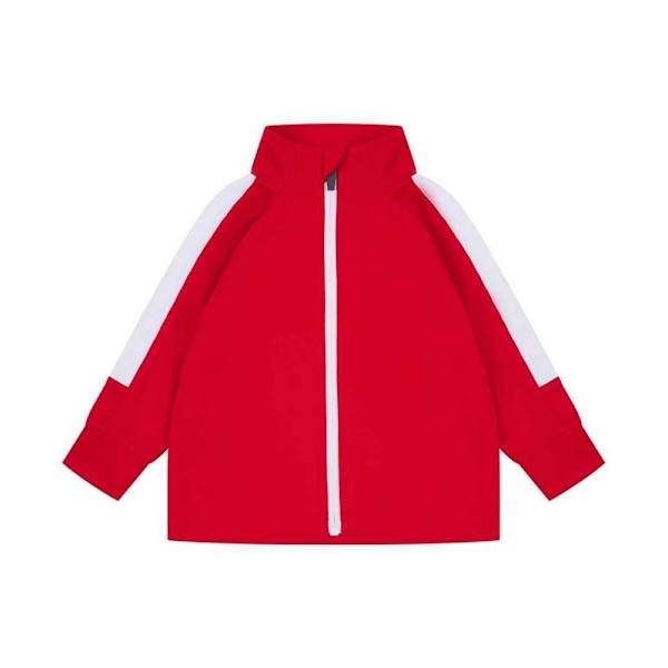 Larkwood Baby Tracksuit Top 12-18 månader Röd/Vit Red/White 12-18 Months