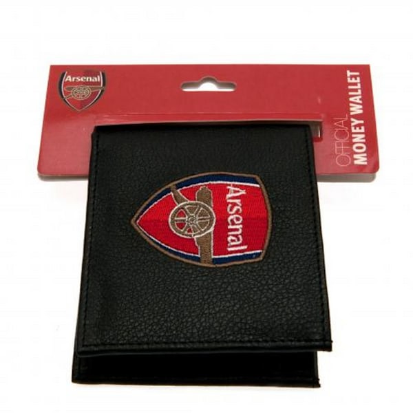 Arsenal FC Broderad Plånbok One Size Svart Black One Size