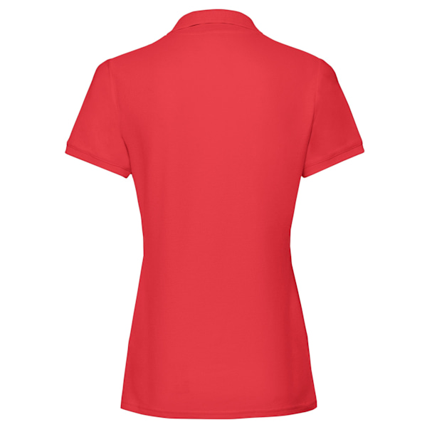 Fruit of the Loom Dam/Dam Premium Poloshirt XL Röd Red XL