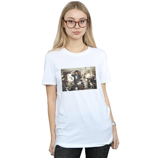 Harry Potter Dam/Damer Brev Från Hogwarts Bomull Pojkvän White XL