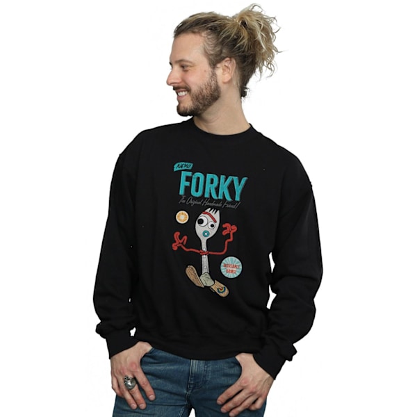 Disney Mens Toy Story 4 Forky Handmade Friend Sweatshirt 3XL Svart Black 3XL