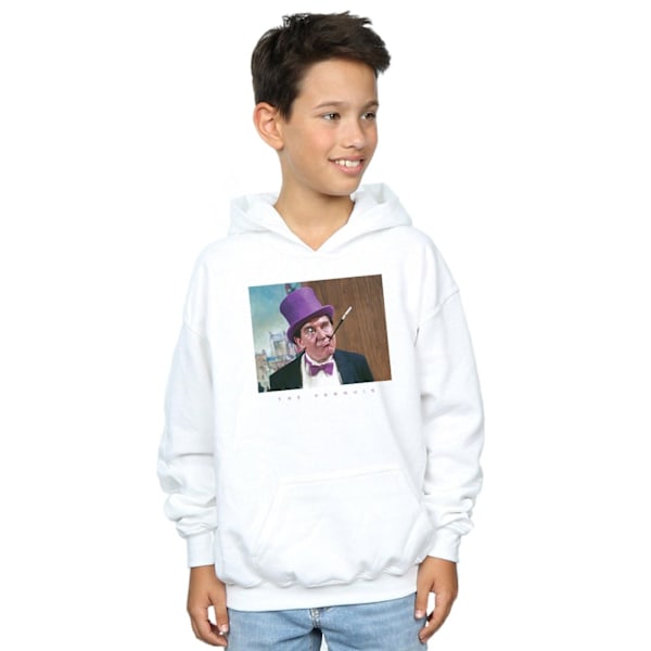 DC Comics Boys Batman TV-serie The Penguin Photograph Hoodie 9 White 9-11 Years