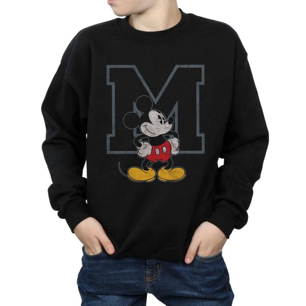 Mickey Mouse Boys Classic M Sweatshirt 9-11 år Svart Black 9-11 Years