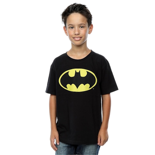 DC Comics Pojkar Batman Logotyp T-Shirt 7-8 År Svart Black 7-8 Years