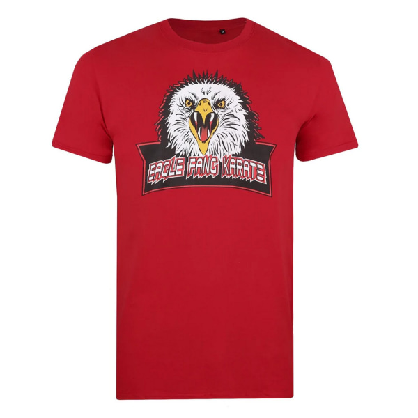 Cobra Kai Eagle Fang T-shirt L Cardinal Red för män Cardinal Red L