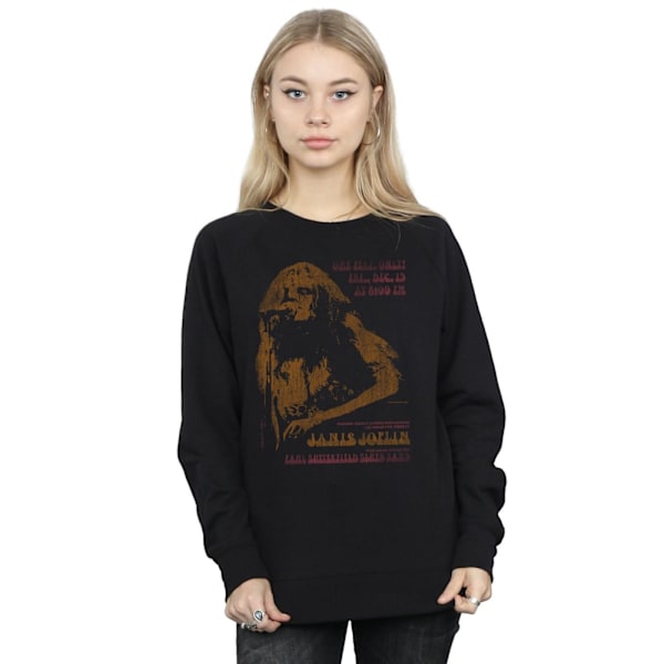 Janis Joplin Dam/Kvinnor Madison Square Garden Sweatshirt S B Black S