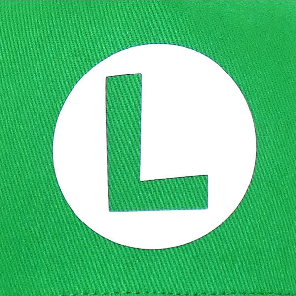 Super Mario Badge Luigi Snapback Cap One Size Grön Green One Size
