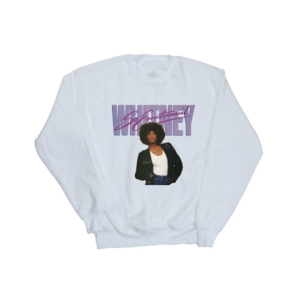 Whitney Houston Boys So Emotional Album Cover Sweatshirt 7-8 år White 7-8 Years