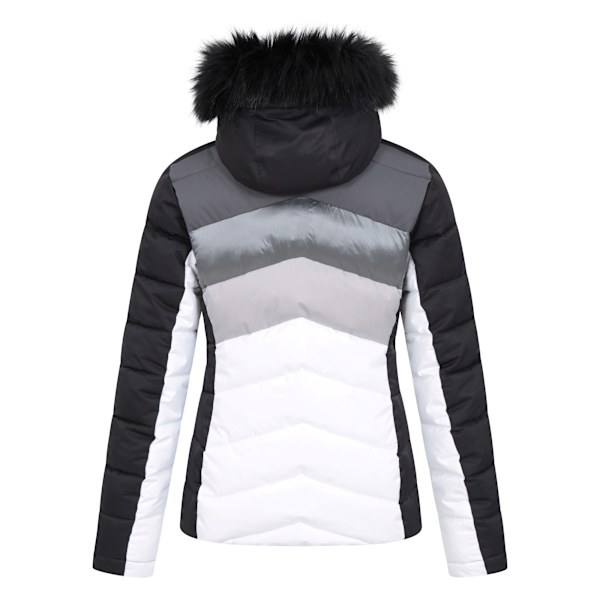 Mountain Warehouse Dam/Damer Cascade Vadderad Skidjacka 14 U White/Black 14 UK