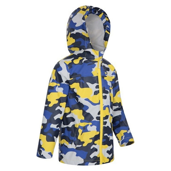 Mountain Warehouse Barnjacka och byxor i regndroppsmönster för barn Pale Yellow 7-8 Years