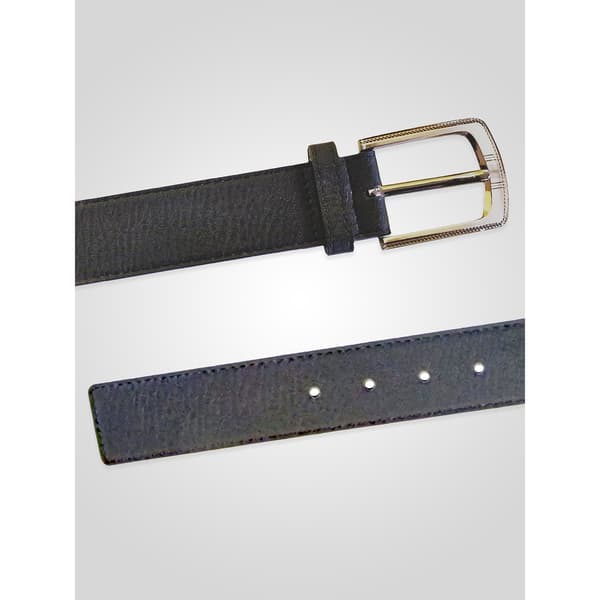 Duke Herr D555 Samuel Bältesbälte i Bonded Leather, Storlek 48, Svart Black 48