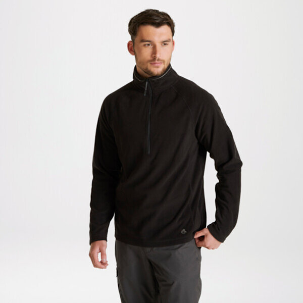 Craghoppers Mens Expert Corey 200 Half Zip Fleece Top M Svart Black M