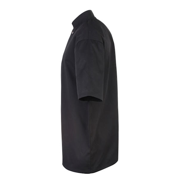 Premier Unisex Vuxen Stud Front Kortärmad Kockjacka XS Bl Black XS