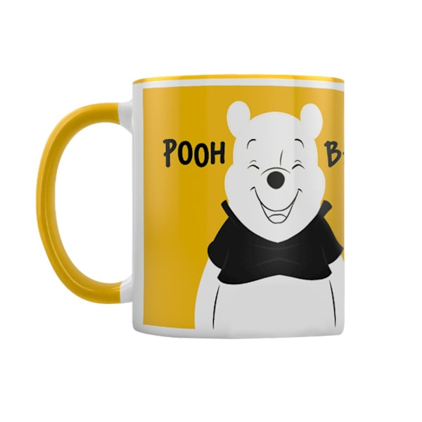 Winnie the Pooh Faces Inner Two Tone Mug One Size Gul/Vit Yellow/White One Size