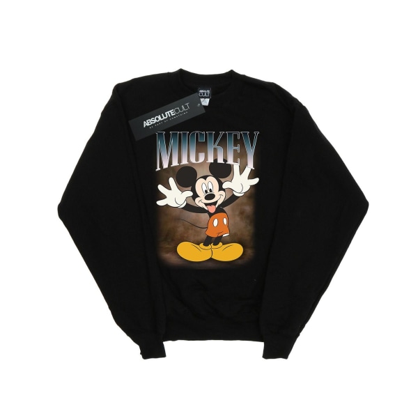 Disney Mickey Mouse Tongue Montage Sweatshirt för damer/damer XL Black XL