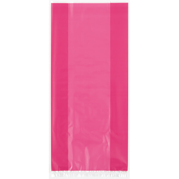 Unique Party Cellofanpåsar med knytband (30-pack) One Size H Hot Pink One Size