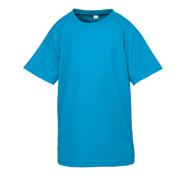 Spiro Impact Barn/Junior Performance Aircool T-shirt Ocean Blue 3-4 Years