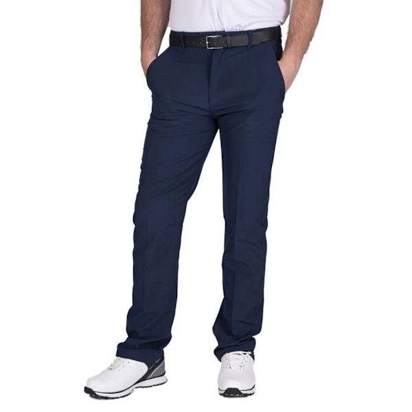 Island Green Herr Tour Stretch Avsmalnande Ben Golfbyxor 36R Da Dark Navy 36R
