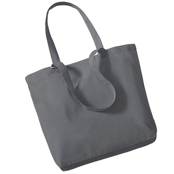 Westford Mill ekologisk bomullskasse - 16 liter (2-pack) Graphite Grey One Size