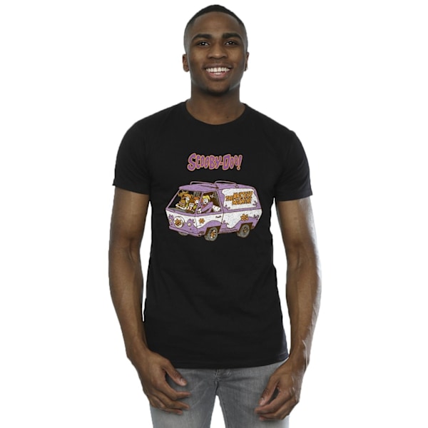 Scooby Doo Mystery Machine Van T-shirt för män 4XL Svart Black 4XL
