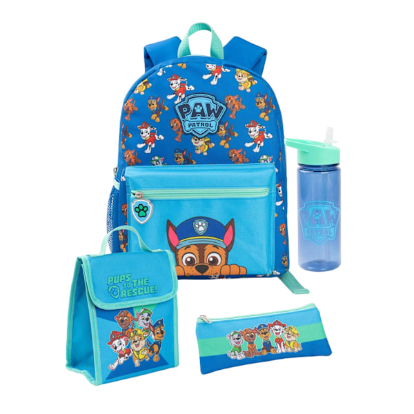 Paw Patrol Karaktärer Ryggsäck Set En Storlek Blå Blue One Size