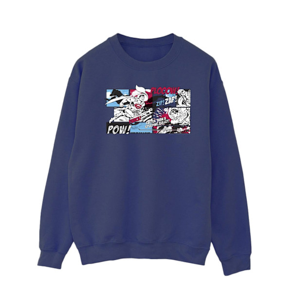 DC Comics Herr Superman Serietidning Sweatshirt XXL Marinblå Navy Blue XXL