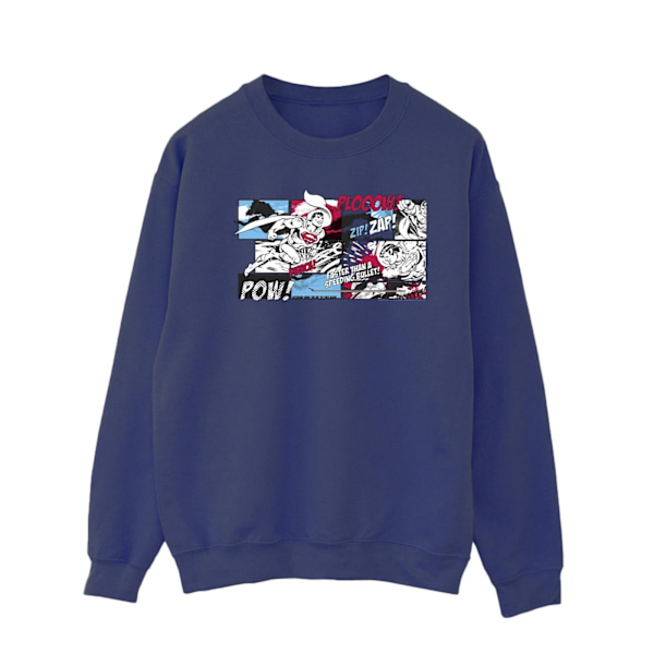 DC Comics Superman Comic Strip Sweatshirt L Marinblå Navy Blue L