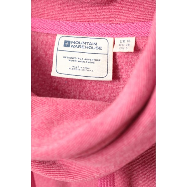Mountain Warehouse Dam/Dam Hebridean Fleece Tröja med Krage Dark Pink 6 UK