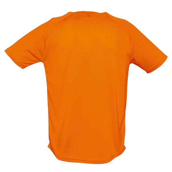 SOLS Herr Sporty Kortärmad Performance T-shirt XL Neon Orange Neon Orange XL