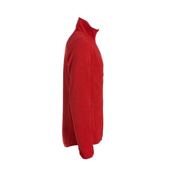 Clique Herr Basic Microfleece Fleecejacka L Röd Red L