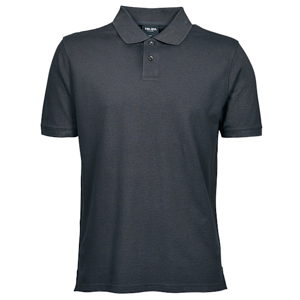 Tee Jays Herr Pique Kortärmad Polotröja M Mörkgrå Dark Grey M