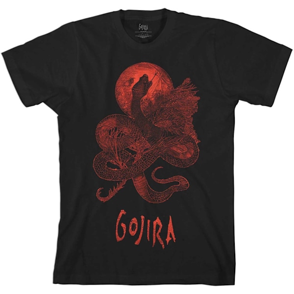 Gojira Unisex Adult Serpent Moon Bomull T-shirt M Svart Black M