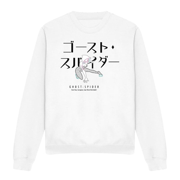 Spider-Man Unisex Vuxen Ghost-Spider Japansk Sweatshirt XL Whi White XL